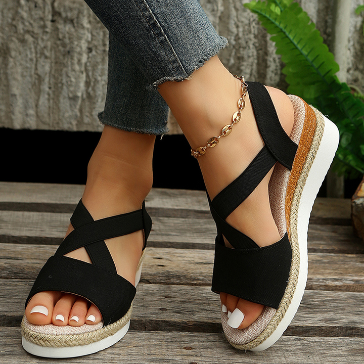 Layla - Effortless Comfort Wedge Sandals