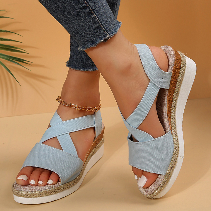 Layla - Effortless Comfort Wedge Sandals