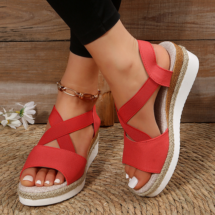 Layla - Effortless Comfort Wedge Sandals