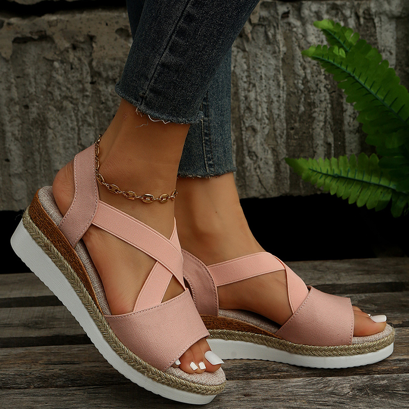 Layla - Effortless Comfort Wedge Sandals