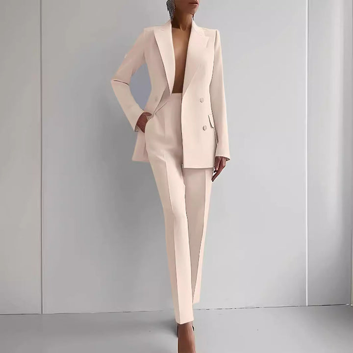 Sofia Blazer & High Waist Pants Set