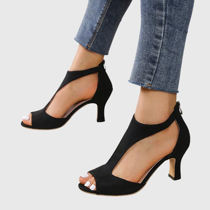 Saphira | Block Heel Sandals with Open Toe for Women