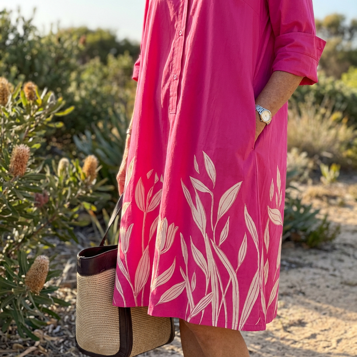 Jennifer | Luxe Midi Dress For Effortless Elegance