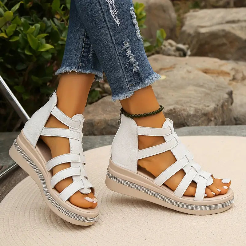 Hannah | Platform Strappy Sandals for Women