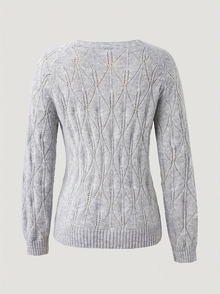 Jolene | Women's Faux Mink Pearl Button Cardigan
