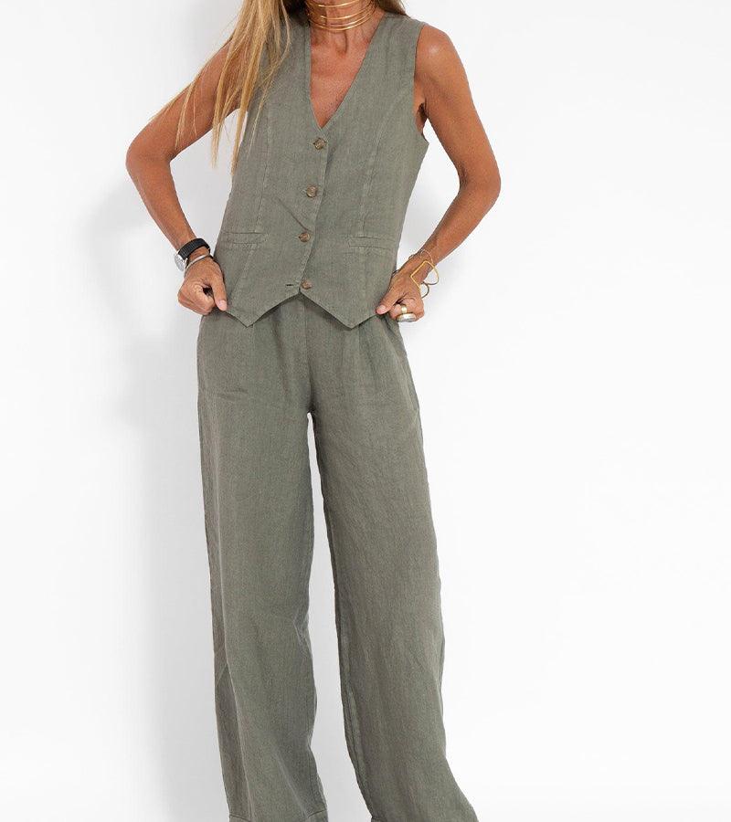 Liam Cotton Leisure Suit