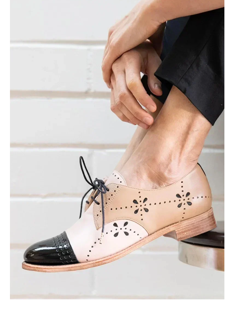 Lucienne | Women's Two-Tone Comfort Loafers
