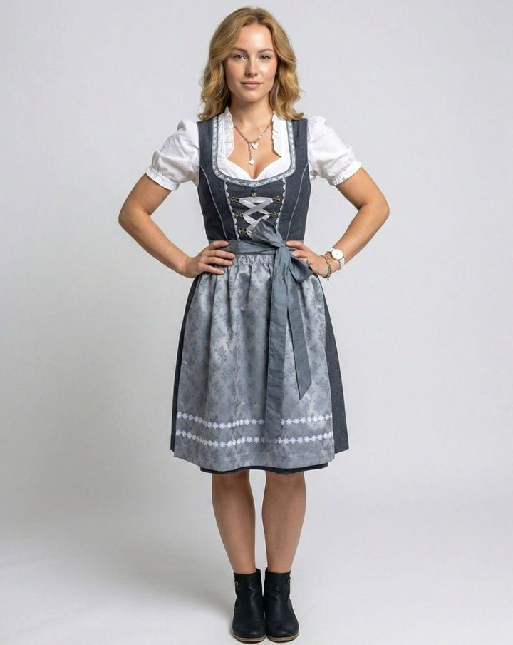 Aila | Oktoberfest Dirndl Dress Set with Short Sleeves for Women