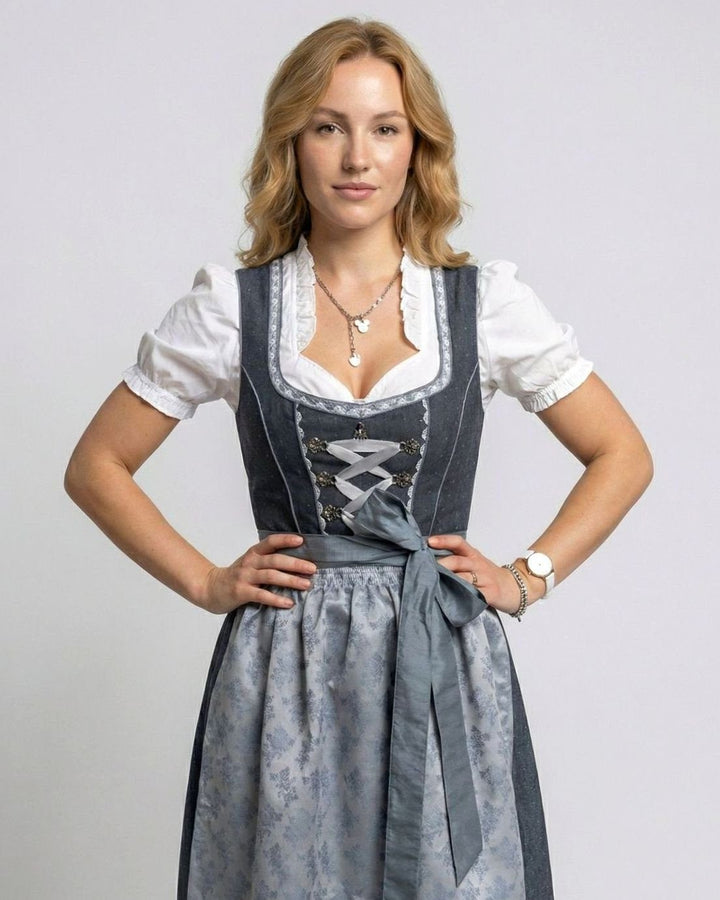 Aila | Oktoberfest Dirndl Dress Set with Short Sleeves for Women