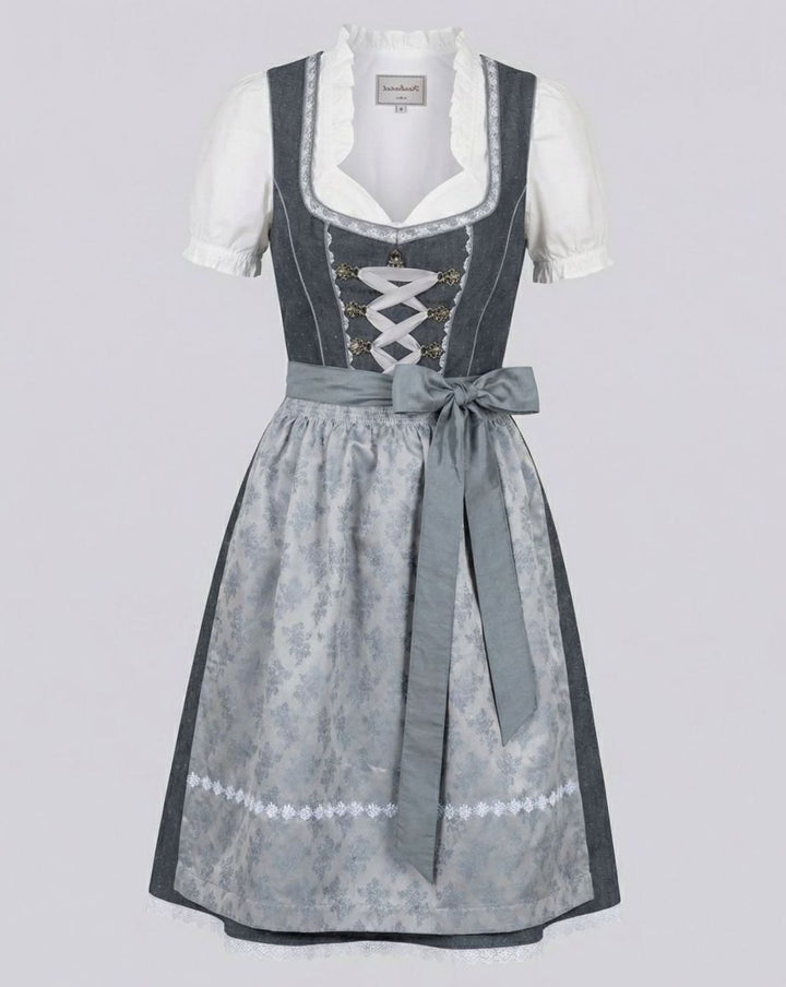 Aila | Oktoberfest Dirndl Dress Set with Short Sleeves for Women