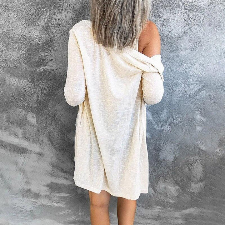 Wilhelmina | Women's Lightweight Longline Button-Front Cardigan
