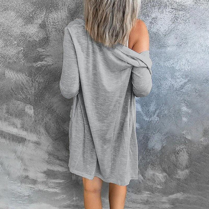 Wilhelmina | Women's Lightweight Longline Button-Front Cardigan