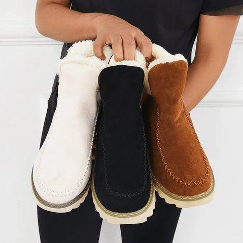 Women's Winter Boots Slip-On Lined Casual