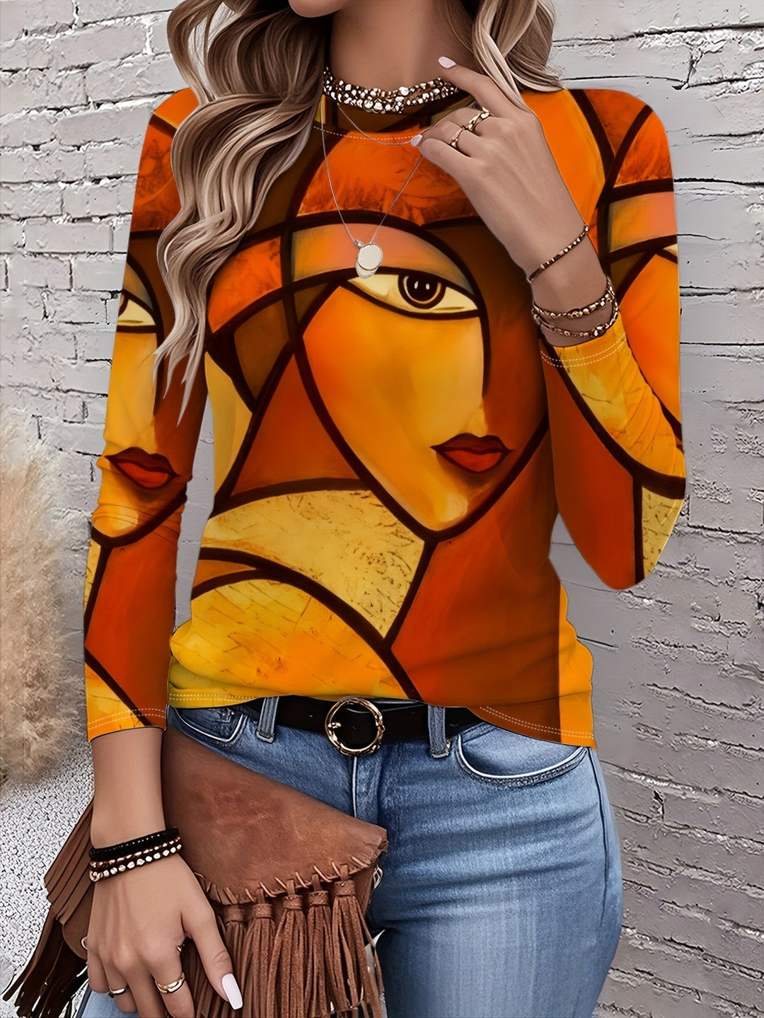 Arden | Geometric Art T-Shirt