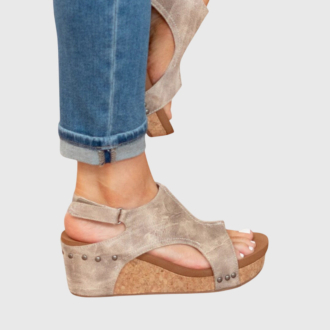 Endellion | Platform Sandals with Open Toe for Women