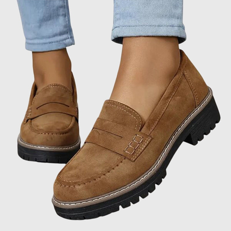 Sophie | Timeless Suede Loafers