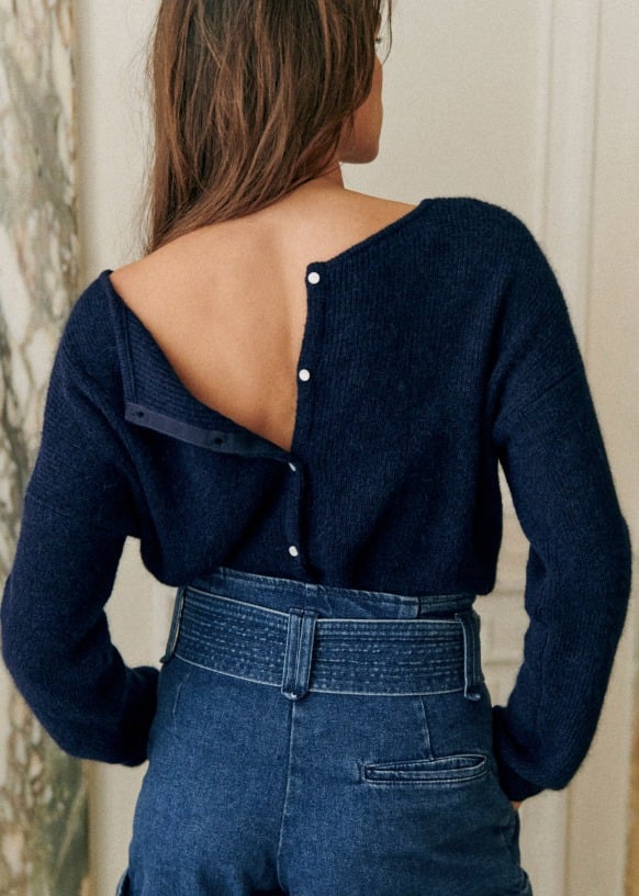 Women's Knit Cardigan V-Neck Long Sleeve Button-Front Casual Sweater