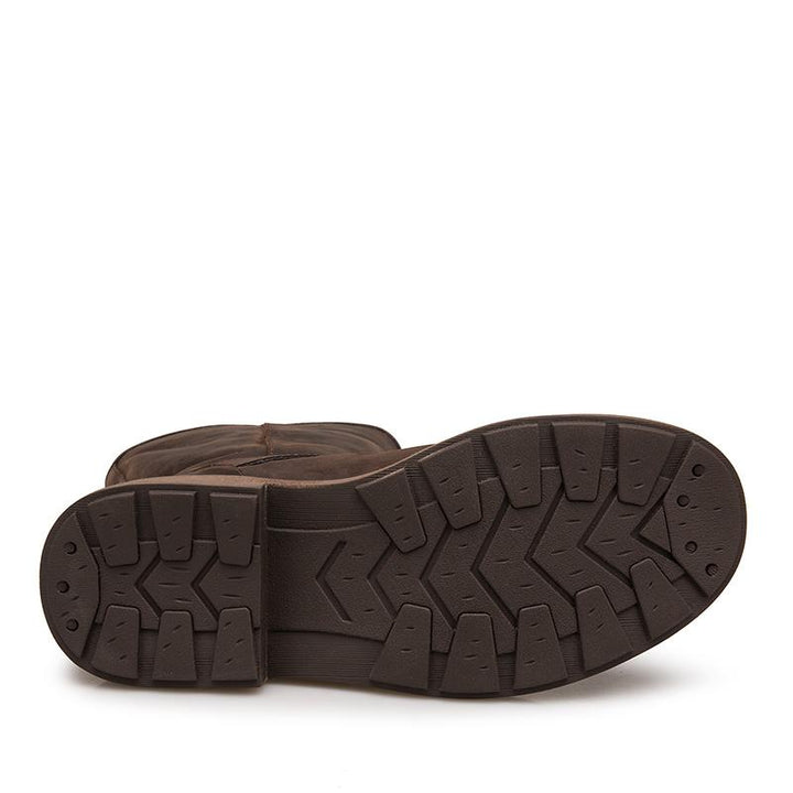 Women's Buckle Boots – Bold Style, Comfortable Fit – Casual Footwear