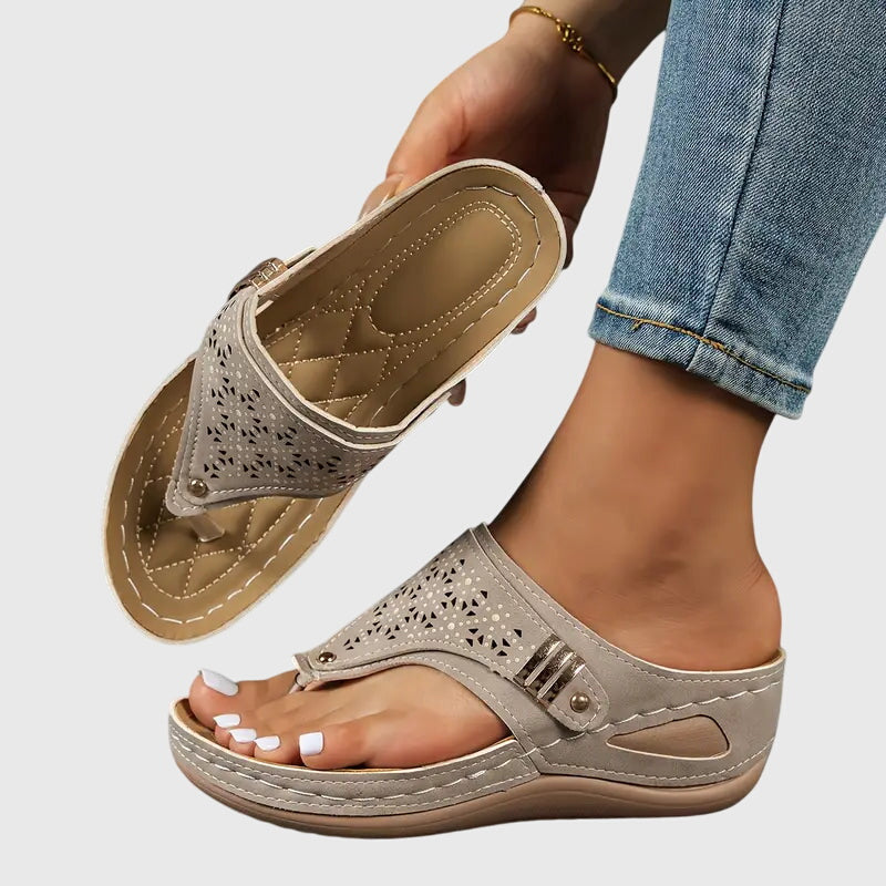 Darya | Open Toe Platform Sandals for Women