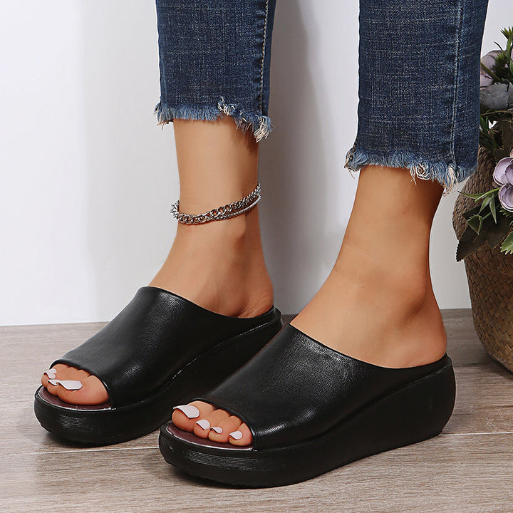 Elisa - Refined Slip-On Support Sandals