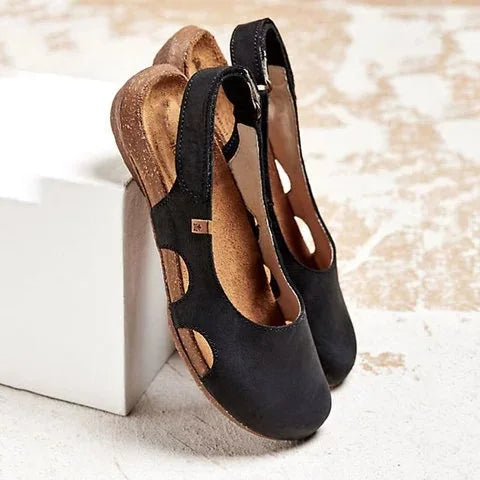 Strappy Sandals with Open Toe and Ankle Strap for Women