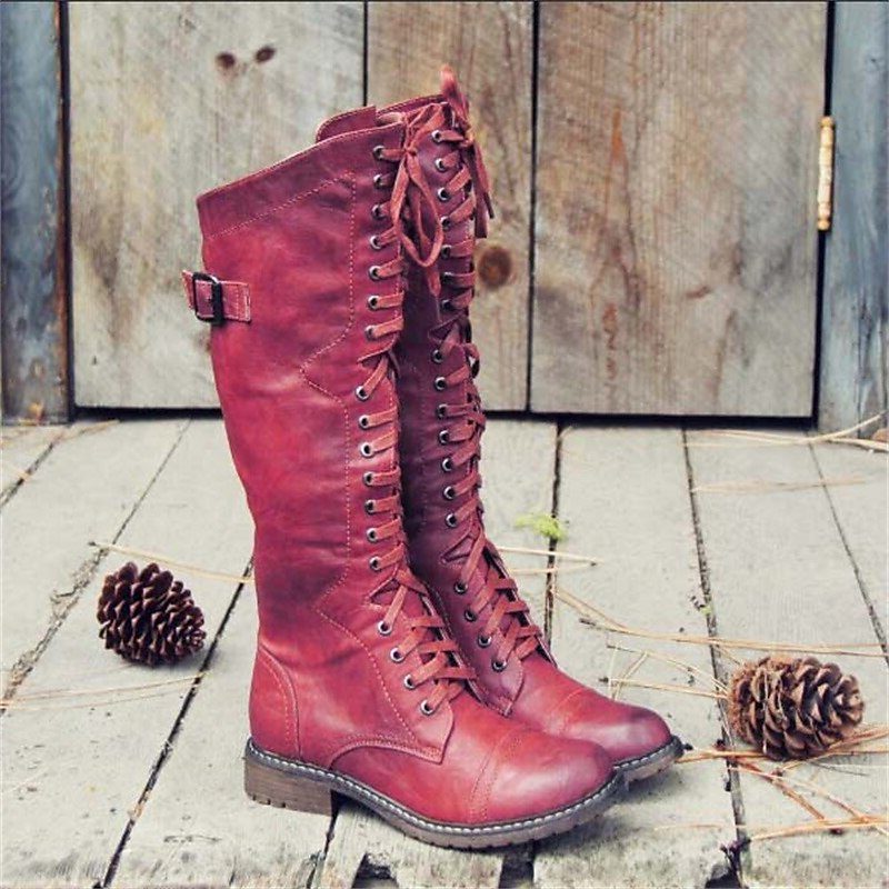 Cynara | Tall Lace-Up Riding Boots for Women