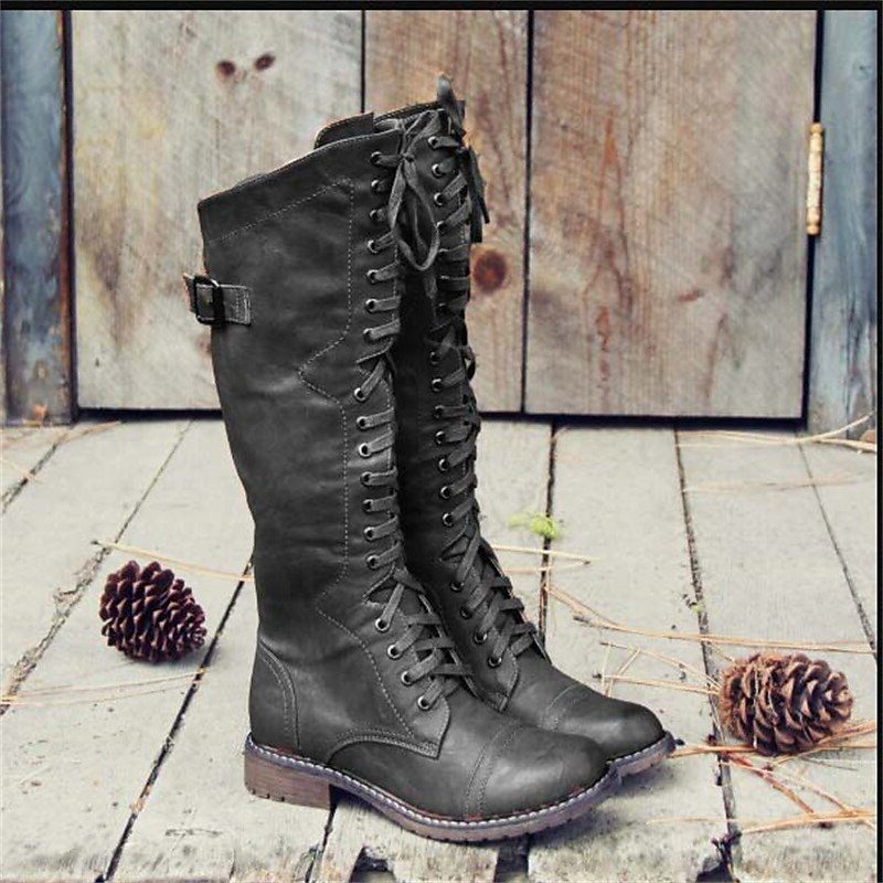 Cynara | Tall Lace-Up Riding Boots for Women