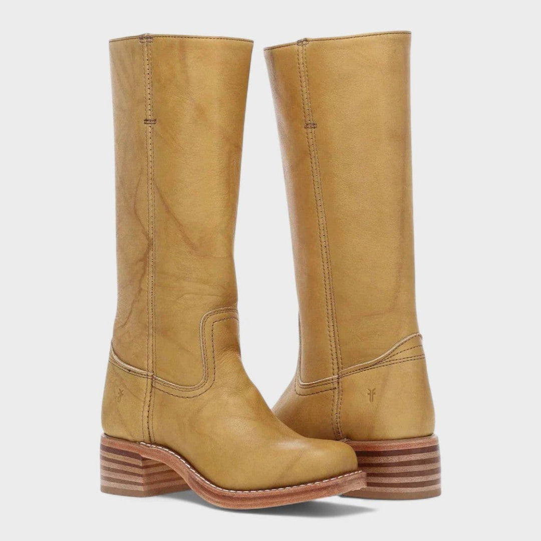 Dahlia | Block Heel Knee High Western Boots for Women