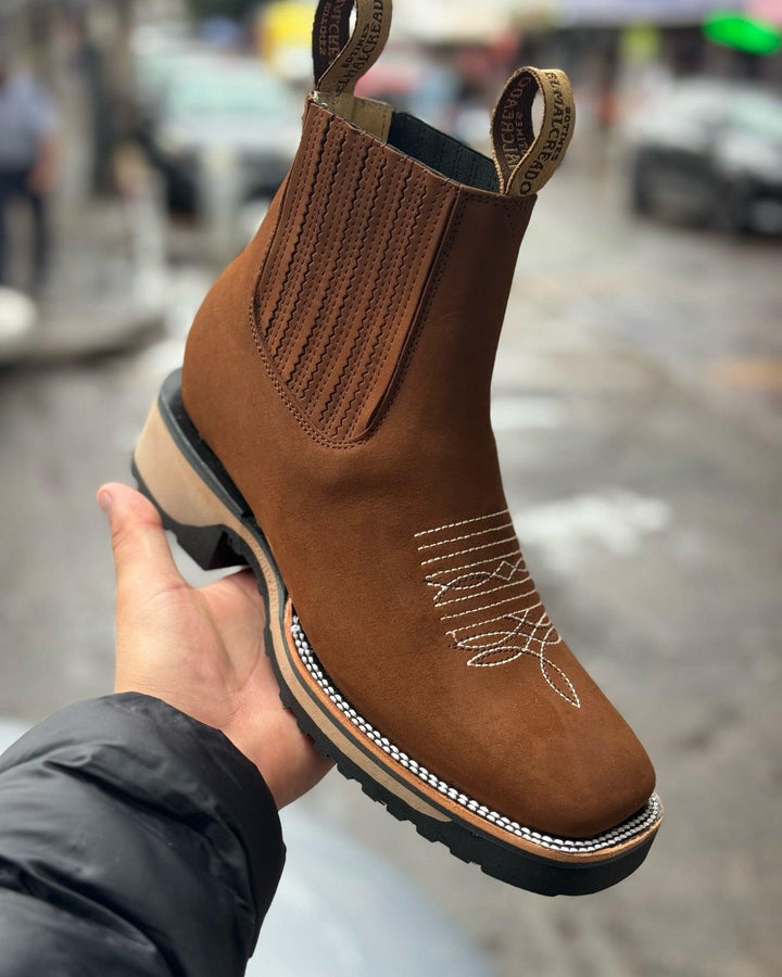 Women's Cowboy Boots | Distressed Leather | Western Style | Casual Footwear