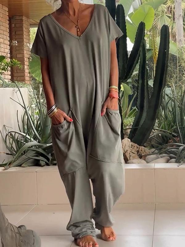Sofia V-neck Jumpsuit