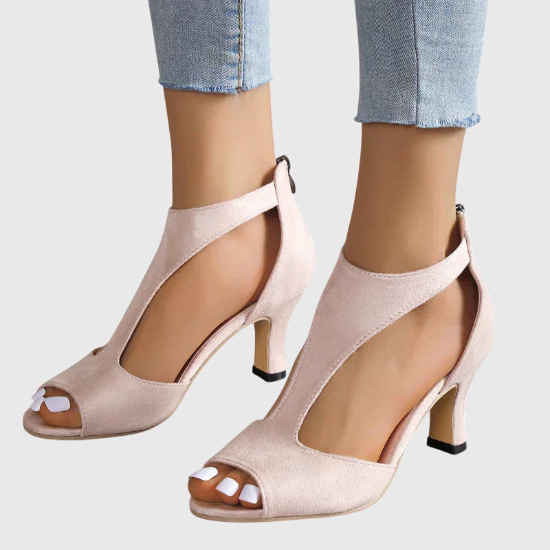 Saphira | Block Heel Sandals with Open Toe for Women