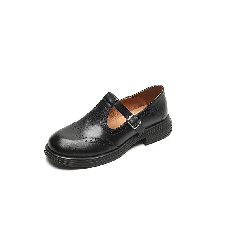 Ailany – Elegant Leather Mary Janes