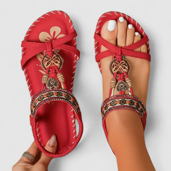 Rosenwyn | Sandals with Open Toe and Embellishment for Women