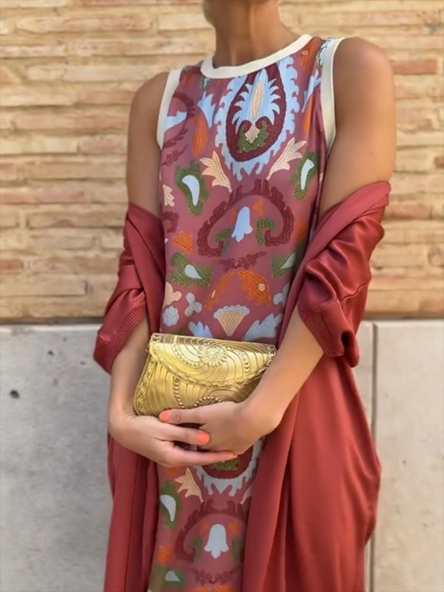 Celeste Cape Dress