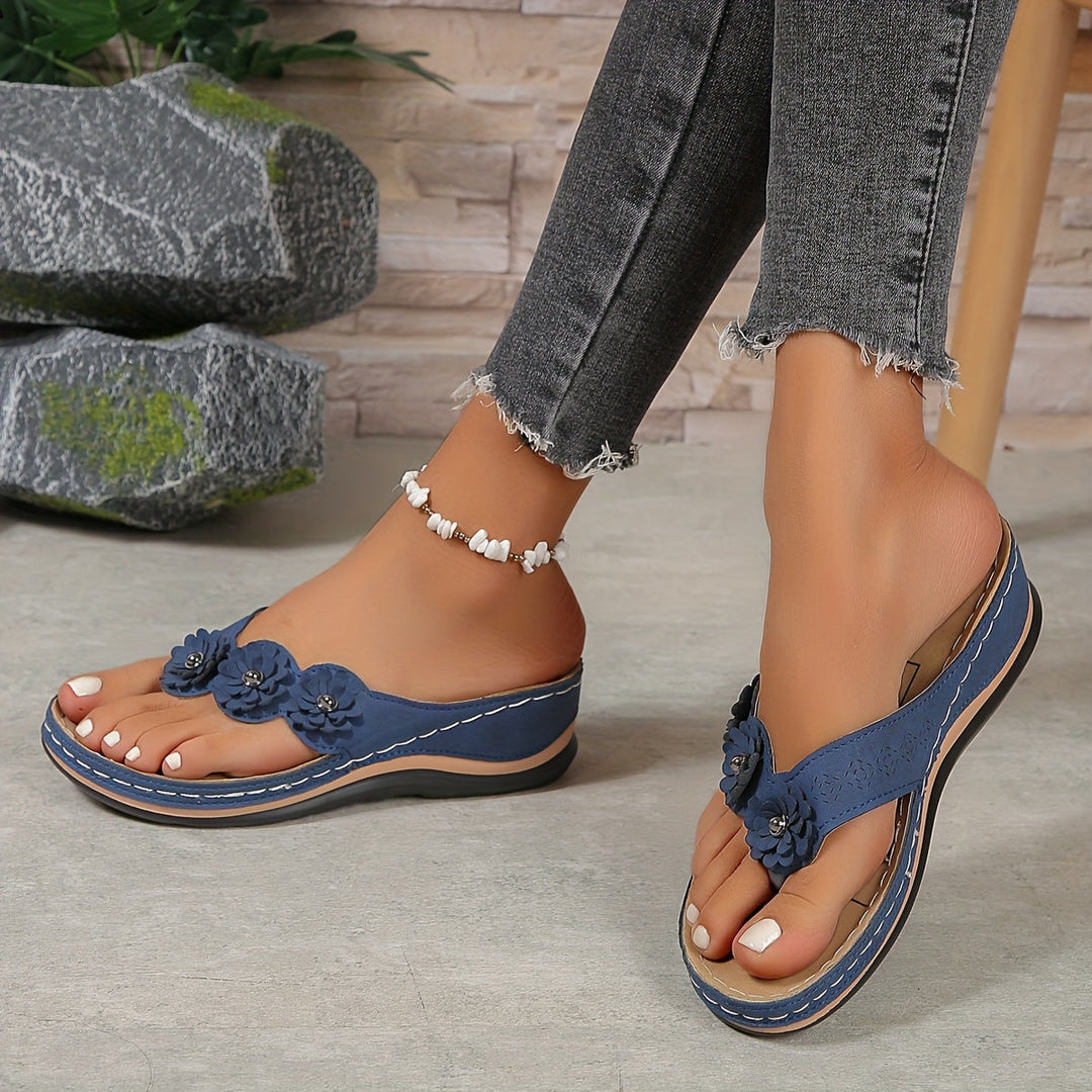 Pippa | Open Toe Platform Wedge Sandals for Women