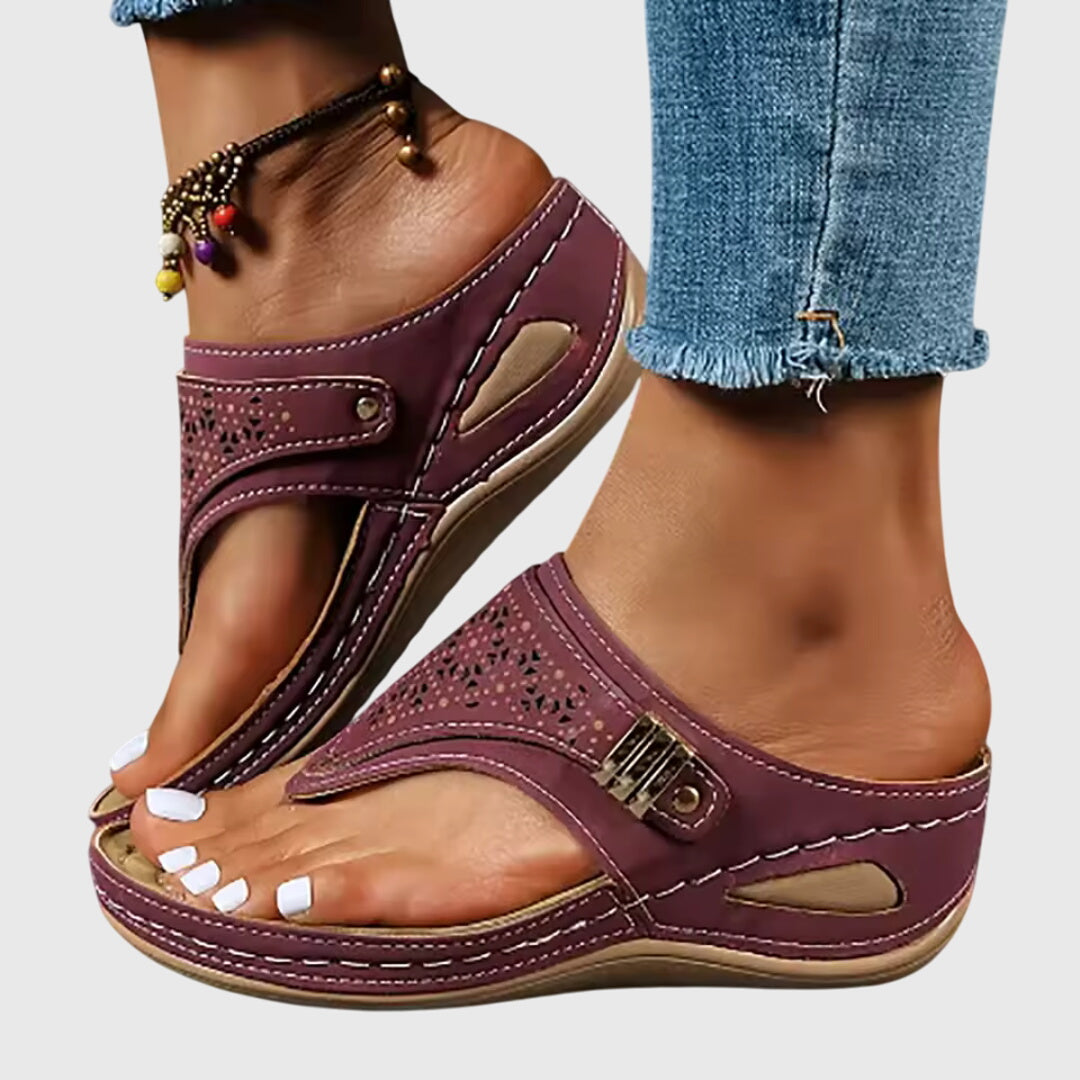 Livia | Platform Thong Sandals for Women