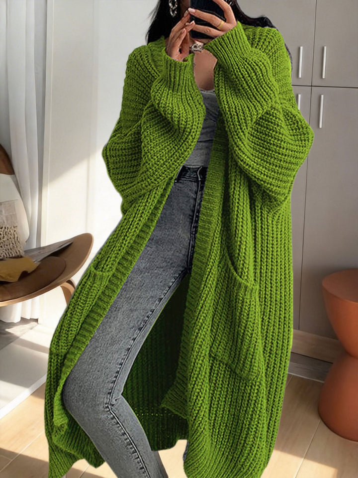 Isadora | Women's Oversized Longline Duster Cardigan with Pockets