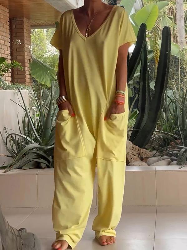 Sofia V-neck Jumpsuit