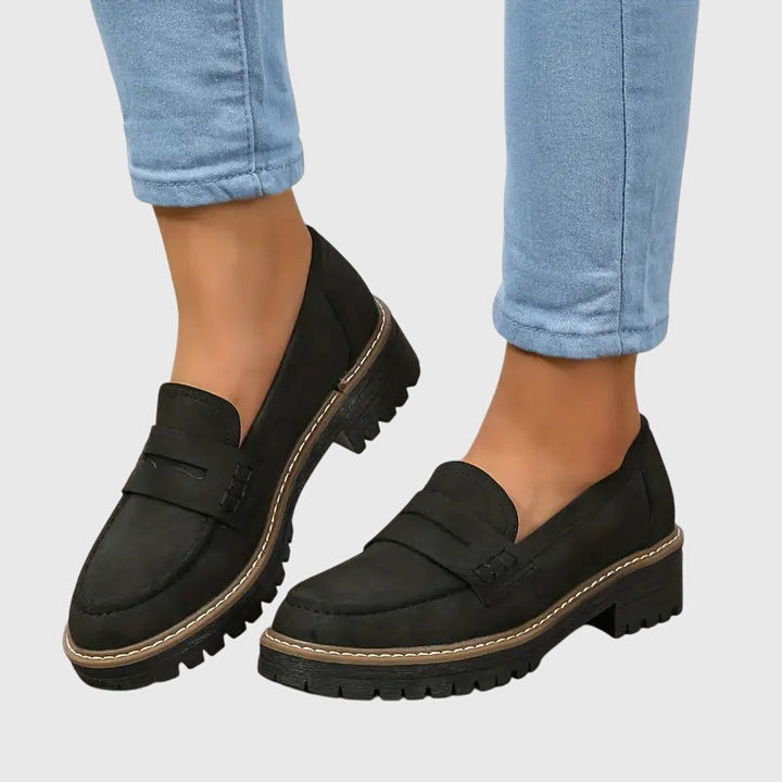 Sophie | Timeless Suede Loafers