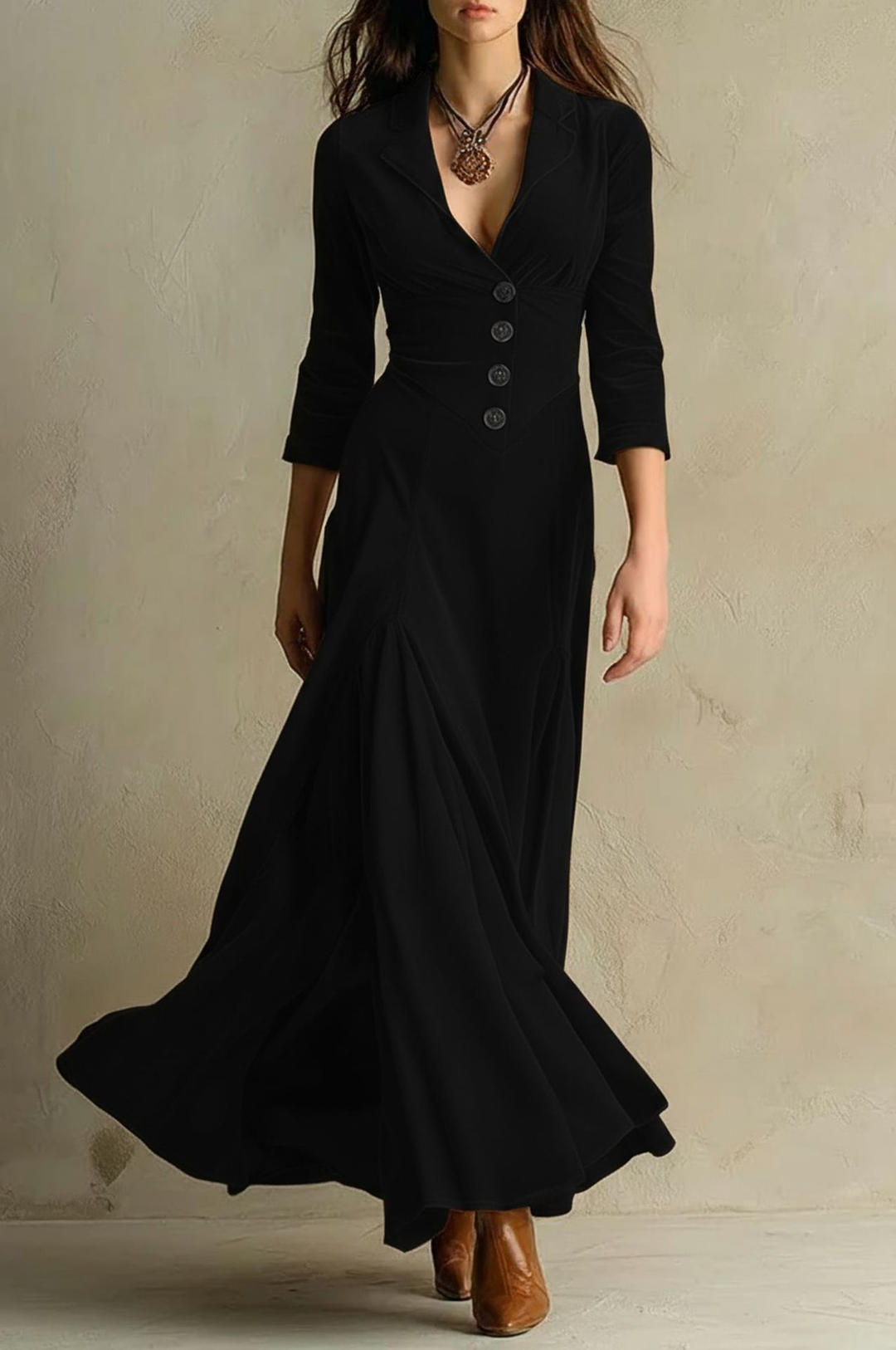 Vivienne Velvet Long Dress