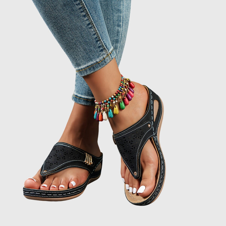 Livia | Platform Thong Sandals for Women