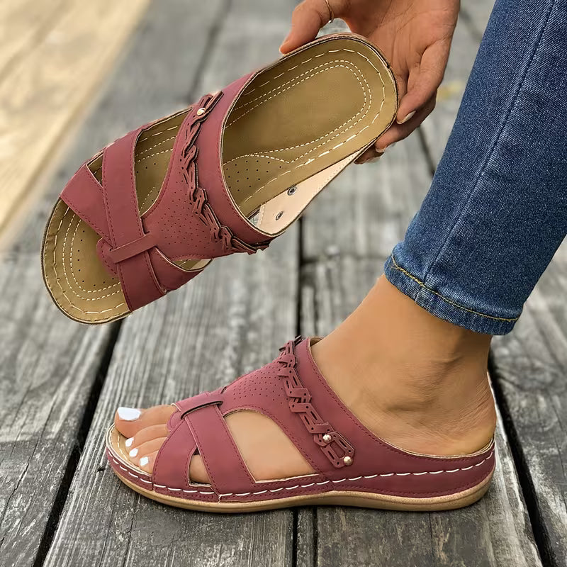 Nancy | Orthopedic Comfort Slide Sandals
