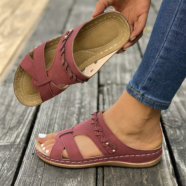 Nancy | Orthopedic Comfort Slide Sandals