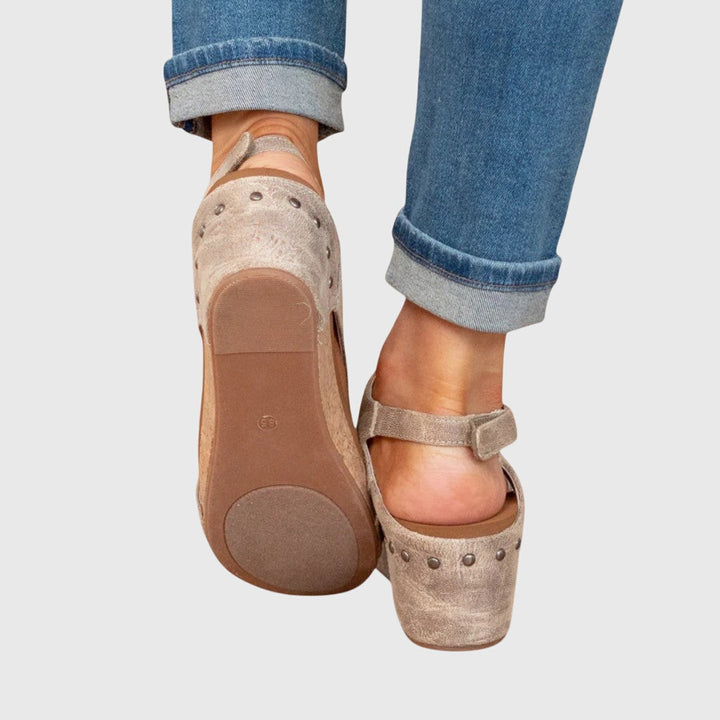 Endellion | Platform Sandals with Open Toe for Women