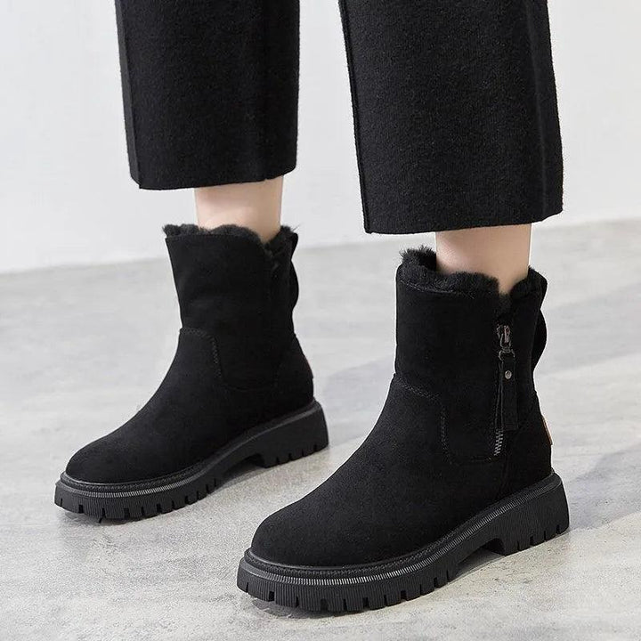 Women's Ankle Boots Side Zipper Casual Orthopedic Footwear