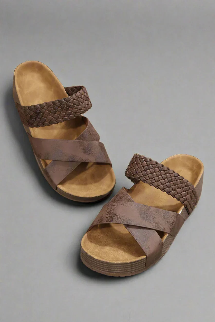 Dana | Woven Platform Sandals for Women