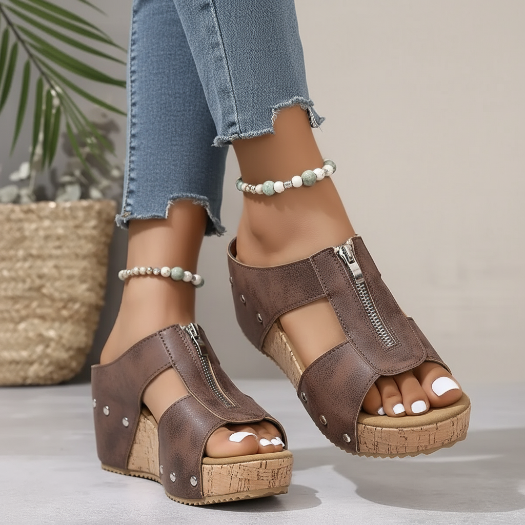 Janette - Balanced Comfort Wedge Sandals