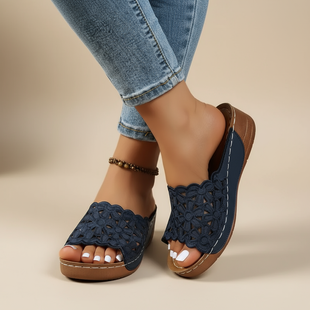 Delilah – Classic Support Slide Sandals