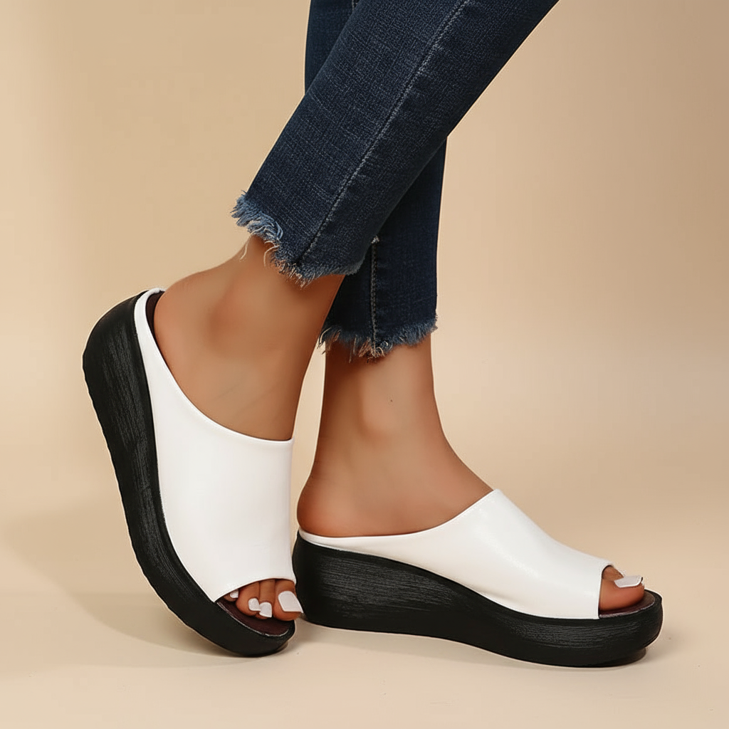 Elisa - Refined Slip-On Support Sandals