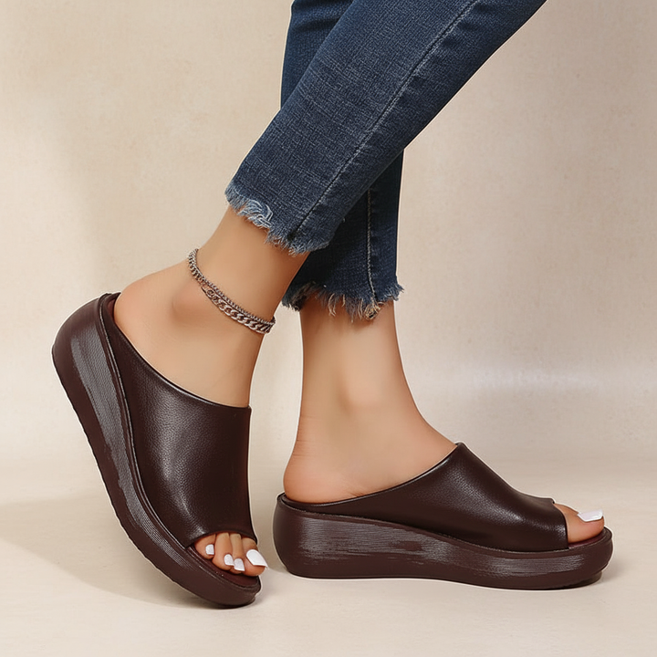 Elisa - Refined Slip-On Support Sandals